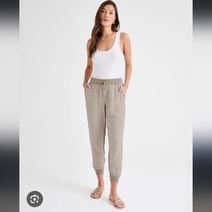 Splendid Lakeside Flowy Comfy Silky Bohemian Casual Jogger in Chocolate Brown